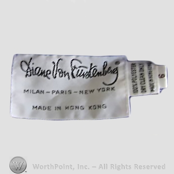 Clothing label : Diane von Furstenberg.