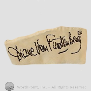 Clothing label : Diane von Furstenberg.