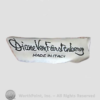 Clothing label : Diane von Furstenberg.