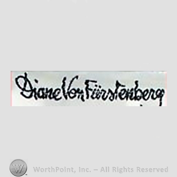 Clothing label : Diane von Furstenberg.