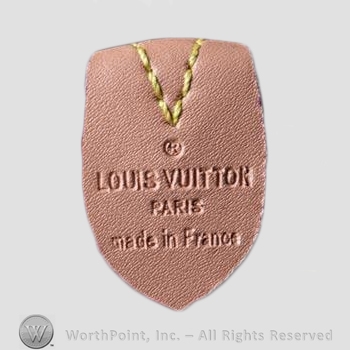 Clothing label : Louis Vuitton.