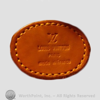 Clothing label : Louis Vuitton.