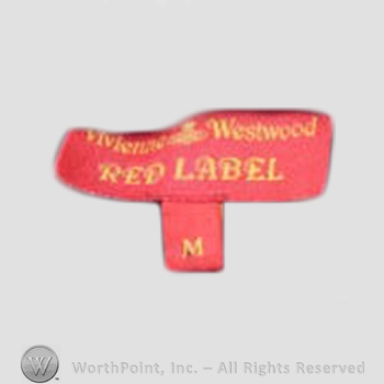Clothing label : Vivienne Westwood.