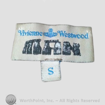 Clothing label : Vivienne Westwood.