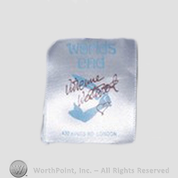 Clothing label : Vivienne Westwood.
