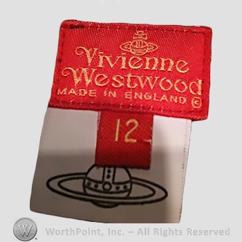 Clothing label : Vivienne Westwood.