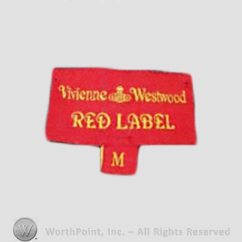 Clothing label : Vivienne Westwood.