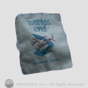 Clothing label : Vivienne Westwood.