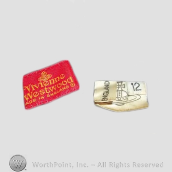 Clothing label : Vivienne Westwood.