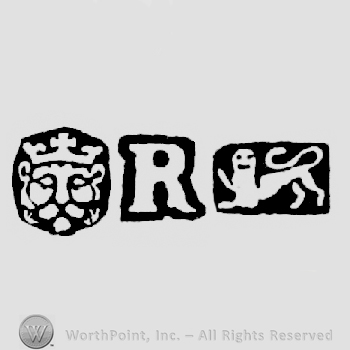 Leopard's Head Crowned and date-letter R and Lion Passant