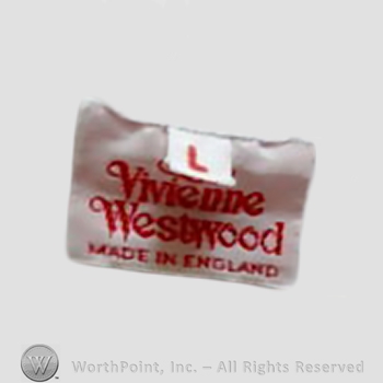 Clothing label : Vivienne Westwood.