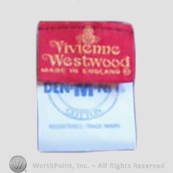 Clothing label : Vivienne Westwood.