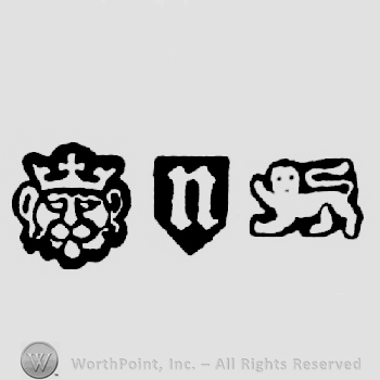 Leopard's Head Crowned and date-letter n and Lion Passant