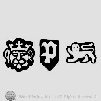 Leopard's Head Crowned and date-letter p and Lion Passant