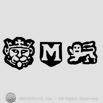 Leopard's Head Crowned and date-letter M and Lion Passant