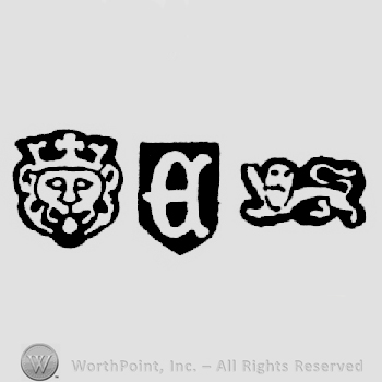 Leopard's Head Crowned and date-letter E and Lion Passant