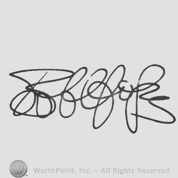 Signature: Bob Hope.