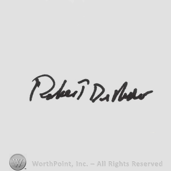 Signature: Robert De Niro.