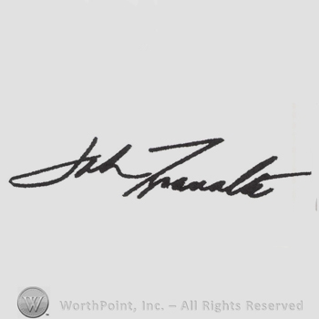 Signature: John Travolta.