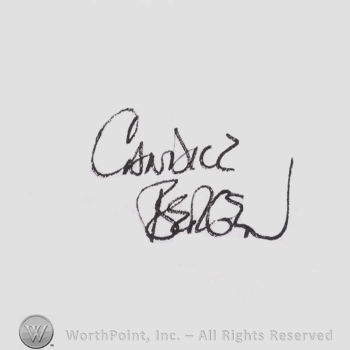 Signature: Candice Bergen.