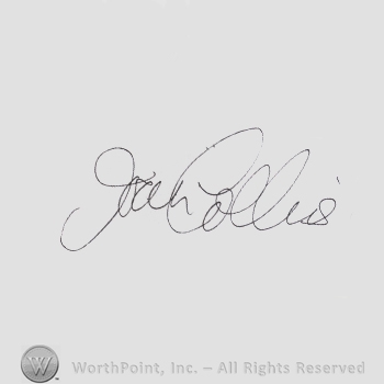 Signature: Joan Collins.