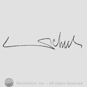 Signature: Marlene Dietrich.