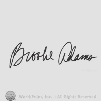 Signature: Brooke Adams.