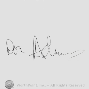 Signature: Don Adams.