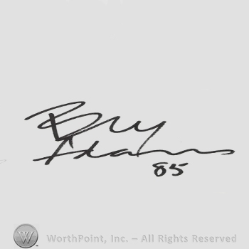 Signature: Bryan Adams.