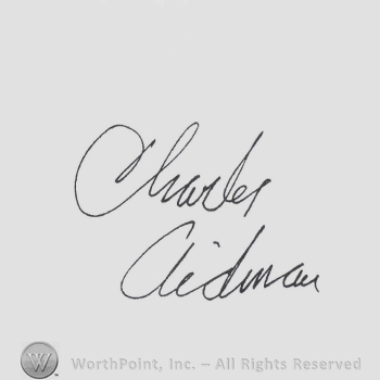 Signature: Charles Aidman.