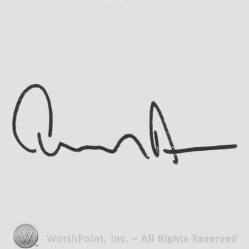 Signature: Edward Albee.