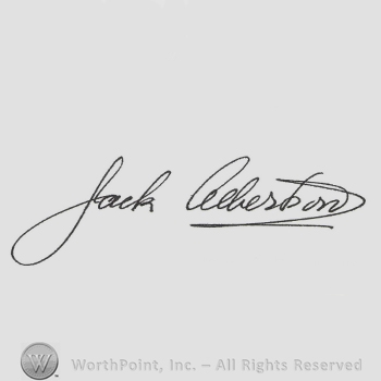 Signature: Jack Albertson.