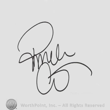 Signature: Pamela Anderson.
