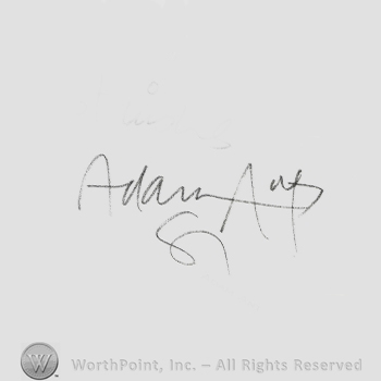 Signature: Adam Ant.