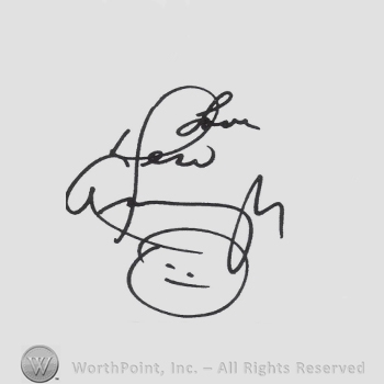 Signature: Desi Arnaz.