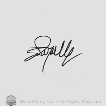Signature: Elizabeth Ashley.