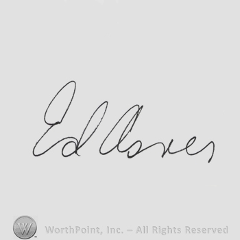 Signature: Ed Asner.