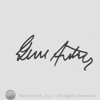 Signature: Gene Autry.