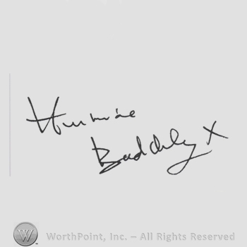 Signature: Hermione Baddeley.