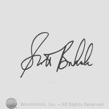 Signature: Scott Bakula.