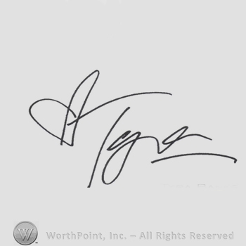 Signature: Tyra Banks.