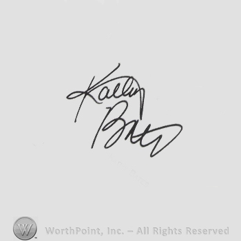 Signature: Kathy Bates.