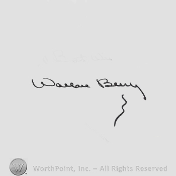 Signature: Wallace Beery.