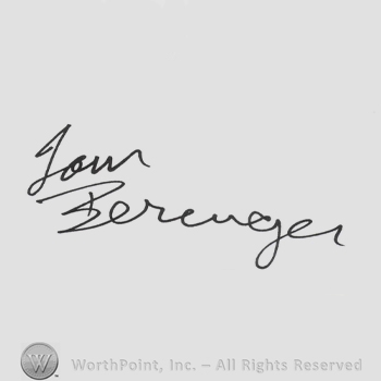 Signature: Tom Berenger.