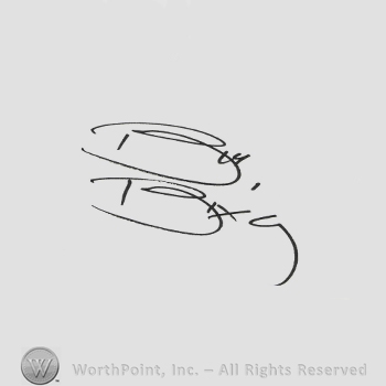 Signature: Bill Bixby.