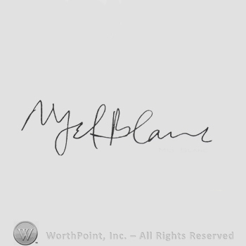 Signature: Mel Blanc.
