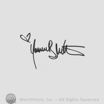 Signature: Yasmine Bleeth.