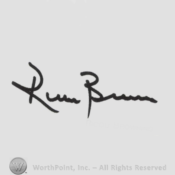 Signature: Ricou Browning.