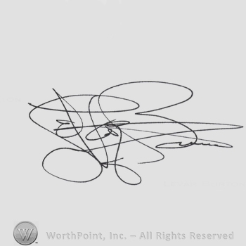 Signature: LeVar Burton.