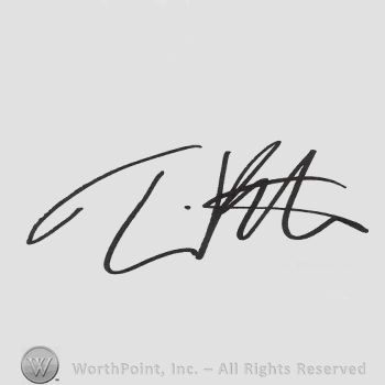 Signature: Tim Burton.